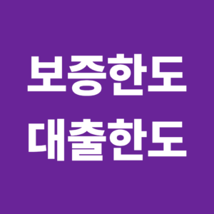 보증한도와 대출한도 차이는? 보증금액이 대출금액과 다른 이유 1 보증한도1