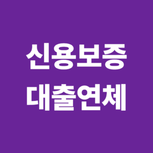 신용보증 대출 연체하면 어떻게 될까? 보증사고부터 대위변제까지 7 신용보증 대출연체1